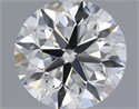 Natural Diamond 0.40 Carats, Round with Very Good Cut, H Color, VS1 Clarity and Certified by GIA