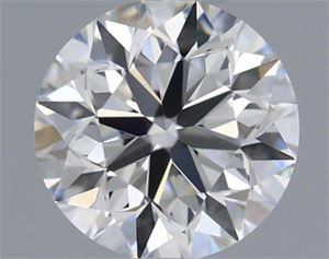 Picture of Natural Diamond 0.40 Carats, Round with Very Good Cut, H Color, VS1 Clarity and Certified by GIA