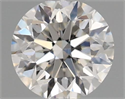 Natural Diamond 0.41 Carats, Round with Very Good Cut, H Color, VS2 Clarity and Certified by GIA