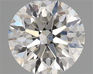 Picture of Natural Diamond 0.41 Carats, Round with Very Good Cut, H Color, VS2 Clarity and Certified by GIA