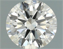 Natural Diamond 0.41 Carats, Round with Excellent Cut, I Color, VVS2 Clarity and Certified by GIA