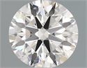 Natural Diamond 0.40 Carats, Round with Excellent Cut, D Color, VVS2 Clarity and Certified by IGI