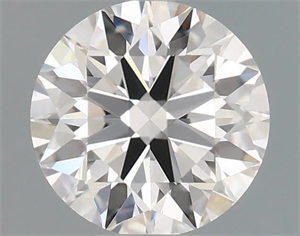 Picture of Natural Diamond 0.40 Carats, Round with Excellent Cut, D Color, VVS2 Clarity and Certified by IGI