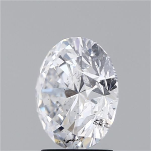 Picture of Natural Diamond 3.02 Carats, Round with Excellent Cut, D Color, I1 Clarity and Certified by GIA