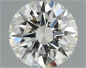 Natural Diamond 0.47 Carats, Round with Excellent Cut, J Color, VS2 Clarity and Certified by GIA