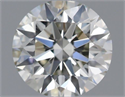 Natural Diamond 0.63 Carats, Round with Excellent Cut, I Color, VS2 Clarity and Certified by IGI