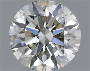 Picture of Natural Diamond 0.63 Carats, Round with Excellent Cut, I Color, VS2 Clarity and Certified by IGI