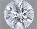 Natural Diamond 0.40 Carats, Round with Excellent Cut, F Color, SI2 Clarity and Certified by GIA