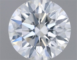 Picture of Natural Diamond 0.40 Carats, Round with Excellent Cut, F Color, SI2 Clarity and Certified by GIA