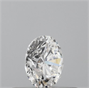 Natural Diamond 0.40 Carats, Round with Excellent Cut, F Color, I1 Clarity and Certified by GIA