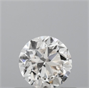 Natural Diamond 0.50 Carats, Round with Good Cut, J Color, SI1 Clarity and Certified by GIA