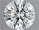 Natural Diamond 0.40 Carats, Round with Excellent Cut, G Color, SI1 Clarity and Certified by IGI