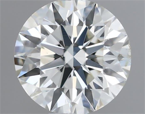 Picture of Natural Diamond 0.40 Carats, Round with Excellent Cut, G Color, SI1 Clarity and Certified by IGI