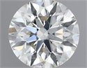 Natural Diamond 0.40 Carats, Round with Excellent Cut, G Color, SI1 Clarity and Certified by IGI