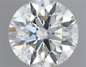 Picture of Natural Diamond 0.40 Carats, Round with Excellent Cut, G Color, SI1 Clarity and Certified by IGI