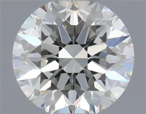 Picture of Natural Diamond 0.40 Carats, Round with Excellent Cut, H Color, VS1 Clarity and Certified by IGI