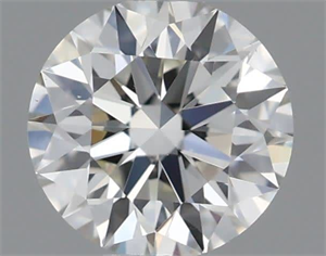 Picture of Natural Diamond 0.40 Carats, Round with Excellent Cut, H Color, VS1 Clarity and Certified by IGI