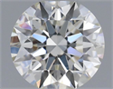 Natural Diamond 0.41 Carats, Round with Excellent Cut, H Color, VS1 Clarity and Certified by IGI