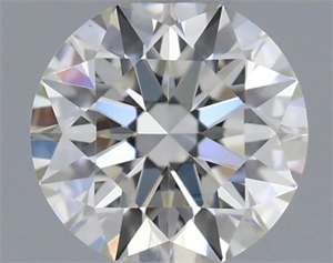 Picture of Natural Diamond 0.41 Carats, Round with Excellent Cut, H Color, VS1 Clarity and Certified by IGI