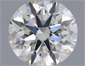 Natural Diamond 0.41 Carats, Round with Excellent Cut, H Color, VS1 Clarity and Certified by IGI