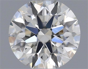 Picture of Natural Diamond 0.41 Carats, Round with Excellent Cut, H Color, VS1 Clarity and Certified by IGI