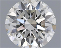 Natural Diamond 0.44 Carats, Round with Excellent Cut, H Color, VS1 Clarity and Certified by IGI