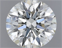 Natural Diamond 0.42 Carats, Round with Excellent Cut, H Color, VS1 Clarity and Certified by IGI