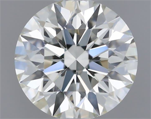 Picture of Natural Diamond 0.42 Carats, Round with Excellent Cut, H Color, VS1 Clarity and Certified by IGI