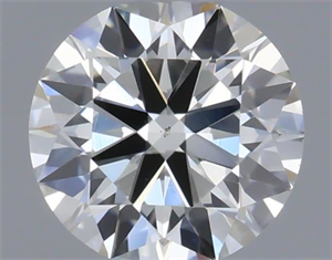 Picture of Natural Diamond 0.43 Carats, Round with Excellent Cut, H Color, VS1 Clarity and Certified by IGI