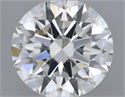 Natural Diamond 0.43 Carats, Round with Excellent Cut, H Color, VS1 Clarity and Certified by IGI