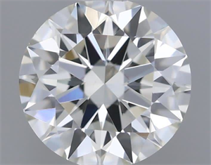 Picture of Natural Diamond 0.43 Carats, Round with Excellent Cut, H Color, VS1 Clarity and Certified by IGI