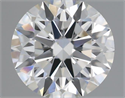 Natural Diamond 0.40 Carats, Round with Excellent Cut, H Color, VS2 Clarity and Certified by IGI