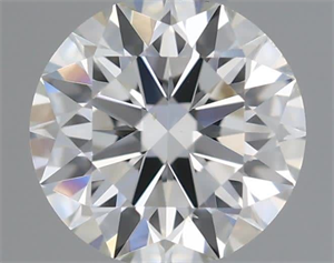 Picture of Natural Diamond 0.40 Carats, Round with Excellent Cut, H Color, VS2 Clarity and Certified by IGI