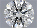 Natural Diamond 0.41 Carats, Round with Excellent Cut, H Color, VS2 Clarity and Certified by IGI