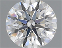 Natural Diamond 0.40 Carats, Round with Excellent Cut, H Color, VS2 Clarity and Certified by IGI