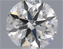 Natural Diamond 0.41 Carats, Round with Excellent Cut, H Color, VS2 Clarity and Certified by IGI