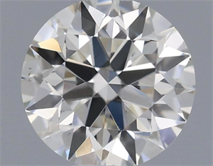 Picture of Natural Diamond 0.41 Carats, Round with Excellent Cut, H Color, VS2 Clarity and Certified by IGI