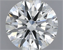 Natural Diamond 0.41 Carats, Round with Excellent Cut, H Color, SI1 Clarity and Certified by IGI