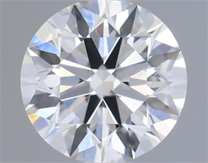 Picture of Natural Diamond 0.50 Carats, Round with Excellent Cut, H Color, VS2 Clarity and Certified by IGI