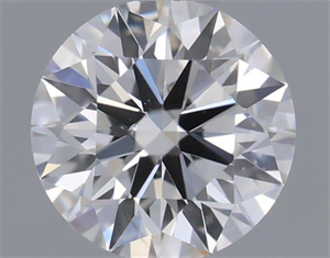 Picture of Natural Diamond 0.42 Carats, Round with Excellent Cut, G Color, SI1 Clarity and Certified by GIA