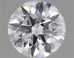 Picture of Natural Diamond 2.00 Carats, Round with Excellent Cut, D Color, VS1 Clarity and Certified by GIA