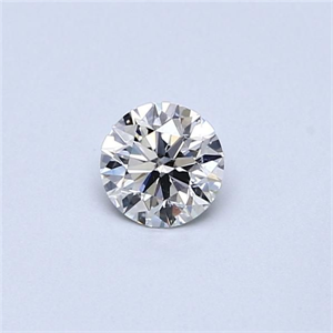 Picture of Natural Diamond 0.41 Carats, Round with Excellent Cut, G Color, SI1 Clarity and Certified by GIA