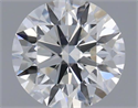 Natural Diamond 0.42 Carats, Round with Excellent Cut, H Color, SI1 Clarity and Certified by GIA