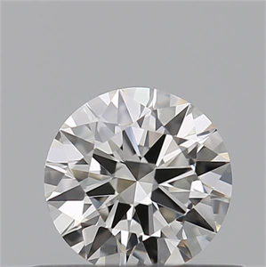 Picture of Natural Diamond 0.40 Carats, Round with Excellent Cut, J Color, IF Clarity and Certified by GIA