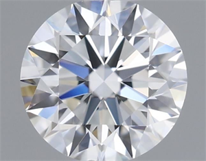 Picture of Natural Diamond 0.46 Carats, Round with Excellent Cut, H Color, VVS2 Clarity and Certified by GIA