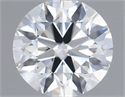 Natural Diamond 0.57 Carats, Round with Excellent Cut, I Color, VVS1 Clarity and Certified by IGI