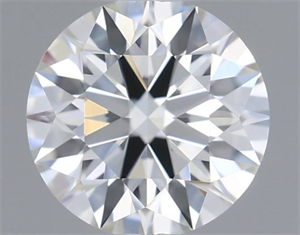 Picture of Natural Diamond 0.47 Carats, Round with Excellent Cut, K Color, VVS1 Clarity and Certified by GIA