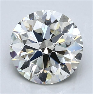 Picture of Natural Diamond 2.50 Carats, Round with Excellent Cut, J Color, VVS1 Clarity and Certified by GIA