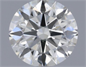 Natural Diamond 0.52 Carats, Round with Excellent Cut, J Color, SI2 Clarity and Certified by GIA