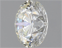 Natural Diamond 0.45 Carats, Round with Excellent Cut, J Color, VVS2 Clarity and Certified by GIA